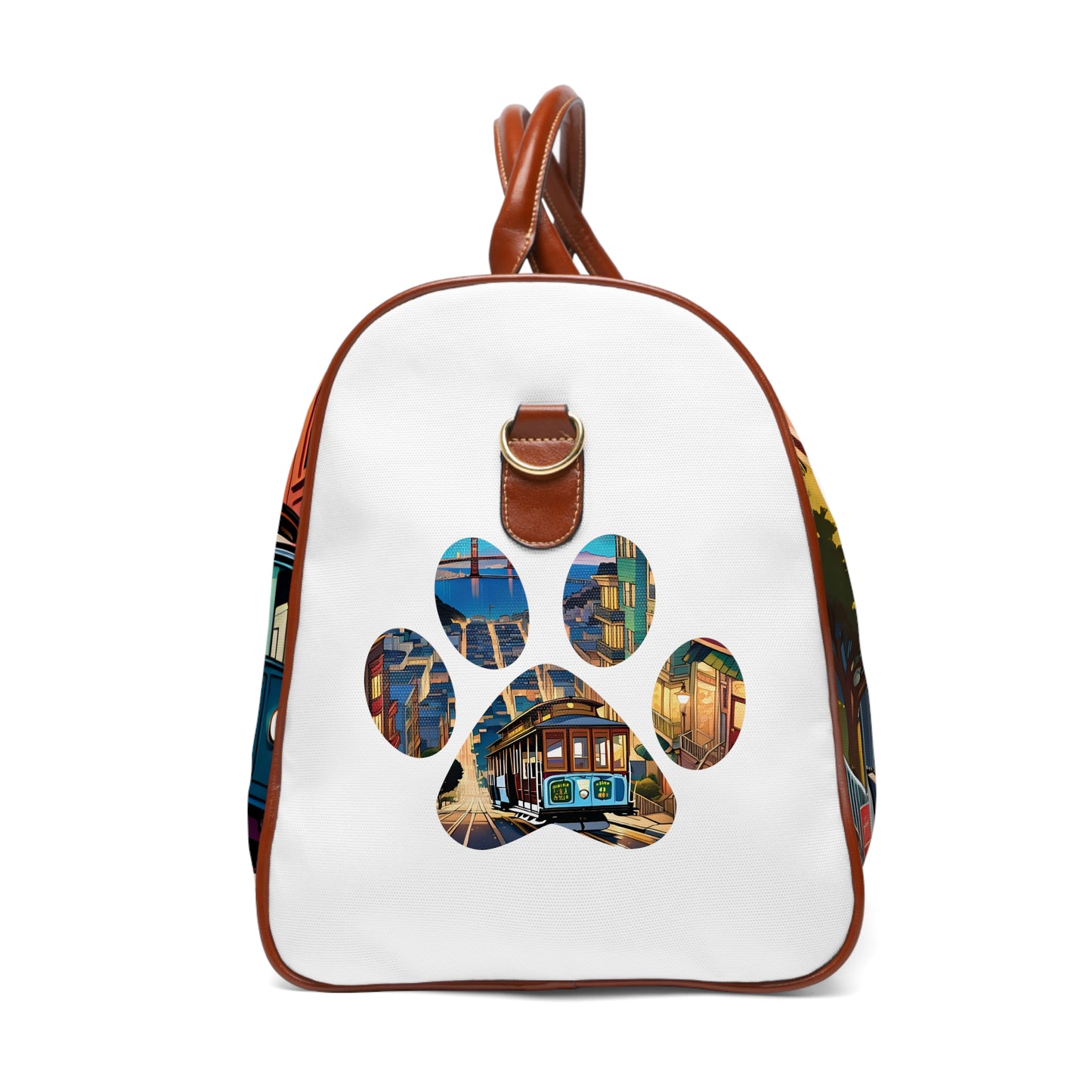Black Cat's World Tour - San Francisco Edition - Waterproof Travel Bag