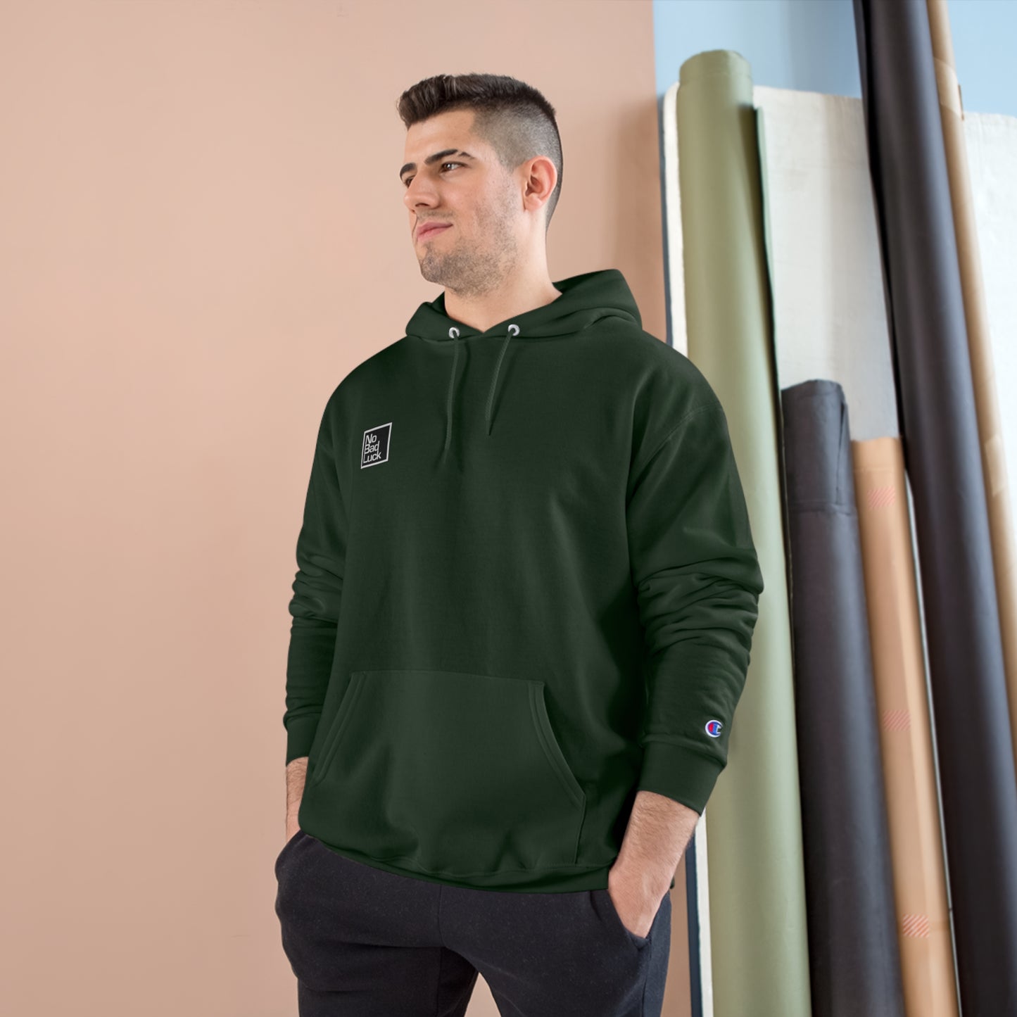 Lucky Black Cat - Champion Hoodie