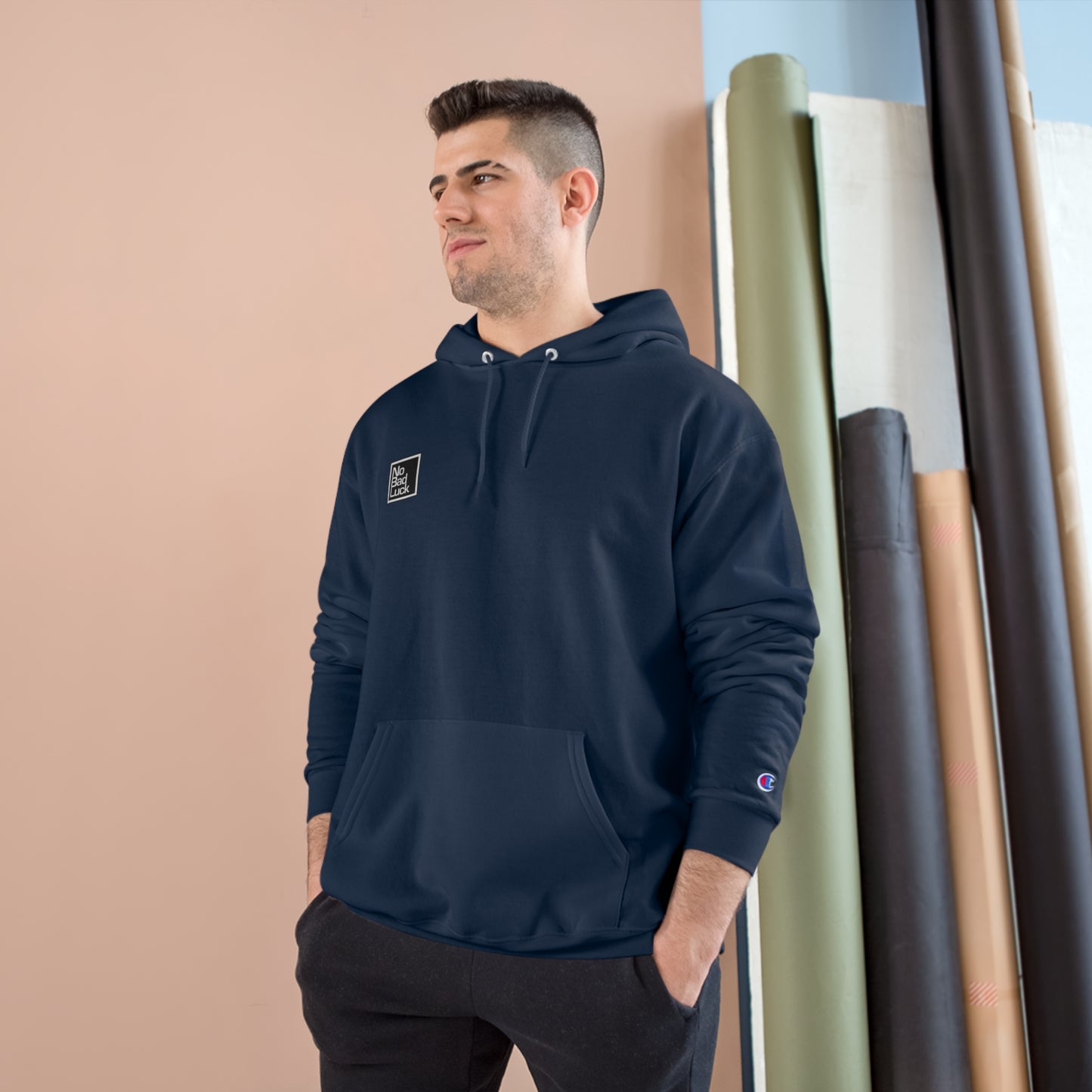 Lucky Black Cat - Champion Hoodie