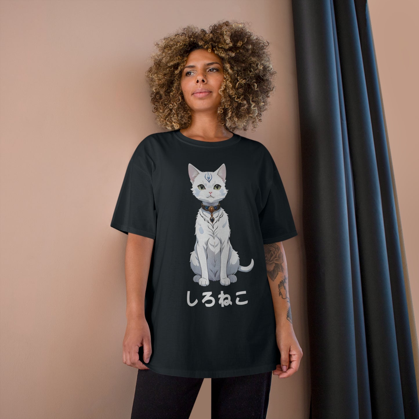 Shironeko - White Cat - Champion T-Shirt
