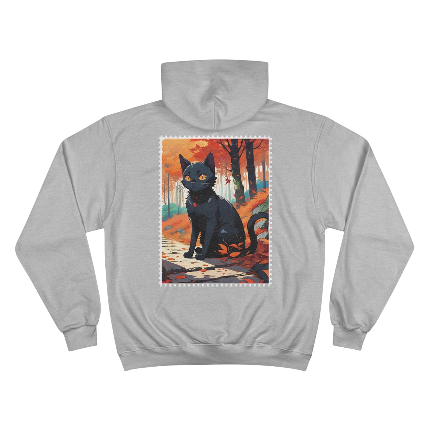 Black Cat’s Four Seasons - Autumn - Champion Hoodie