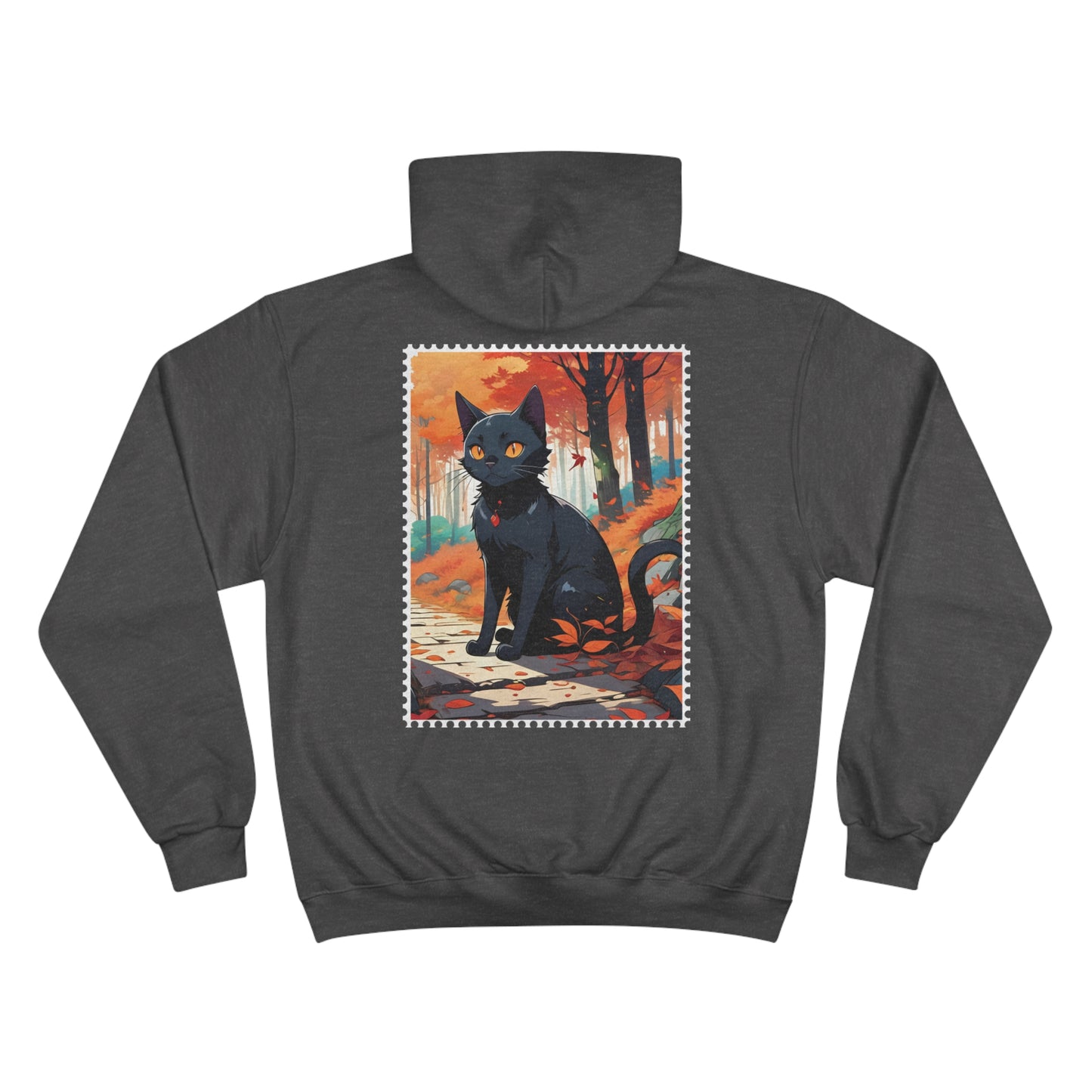 Black Cat’s Four Seasons - Autumn - Champion Hoodie