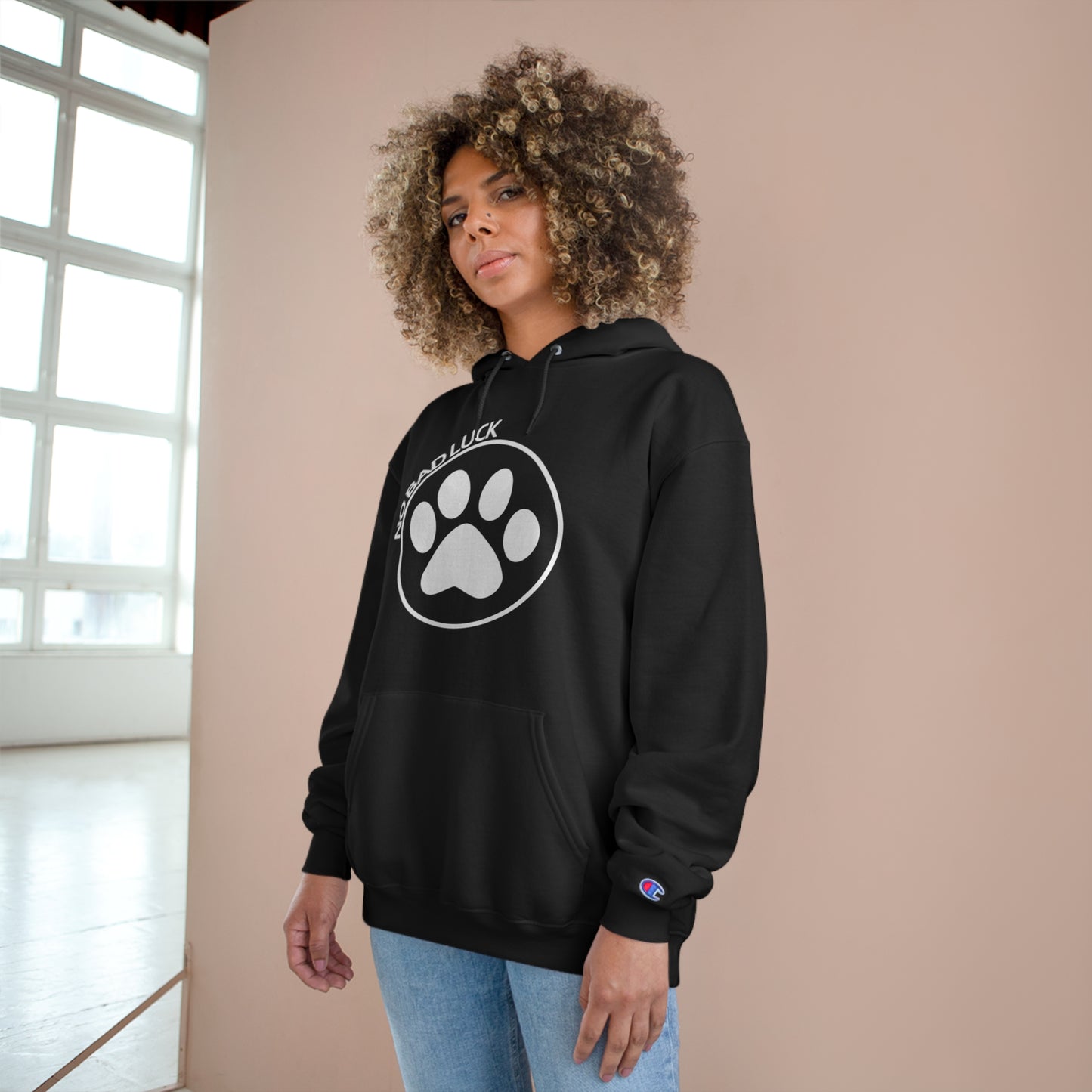 NoBadLuck Paw - Champion Hoodie