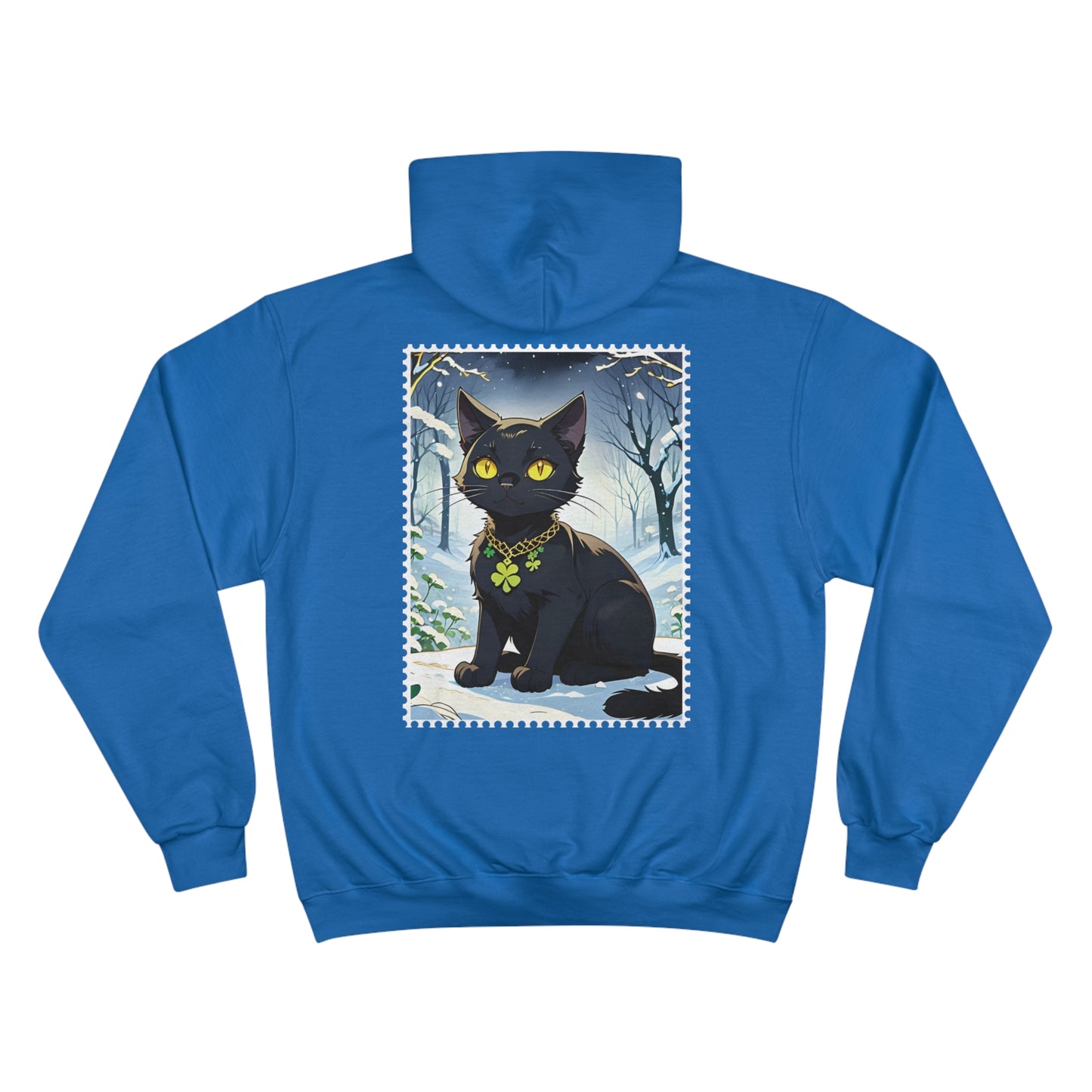 Black Cat’s Four Seasons - Winter - Champion Hoodie