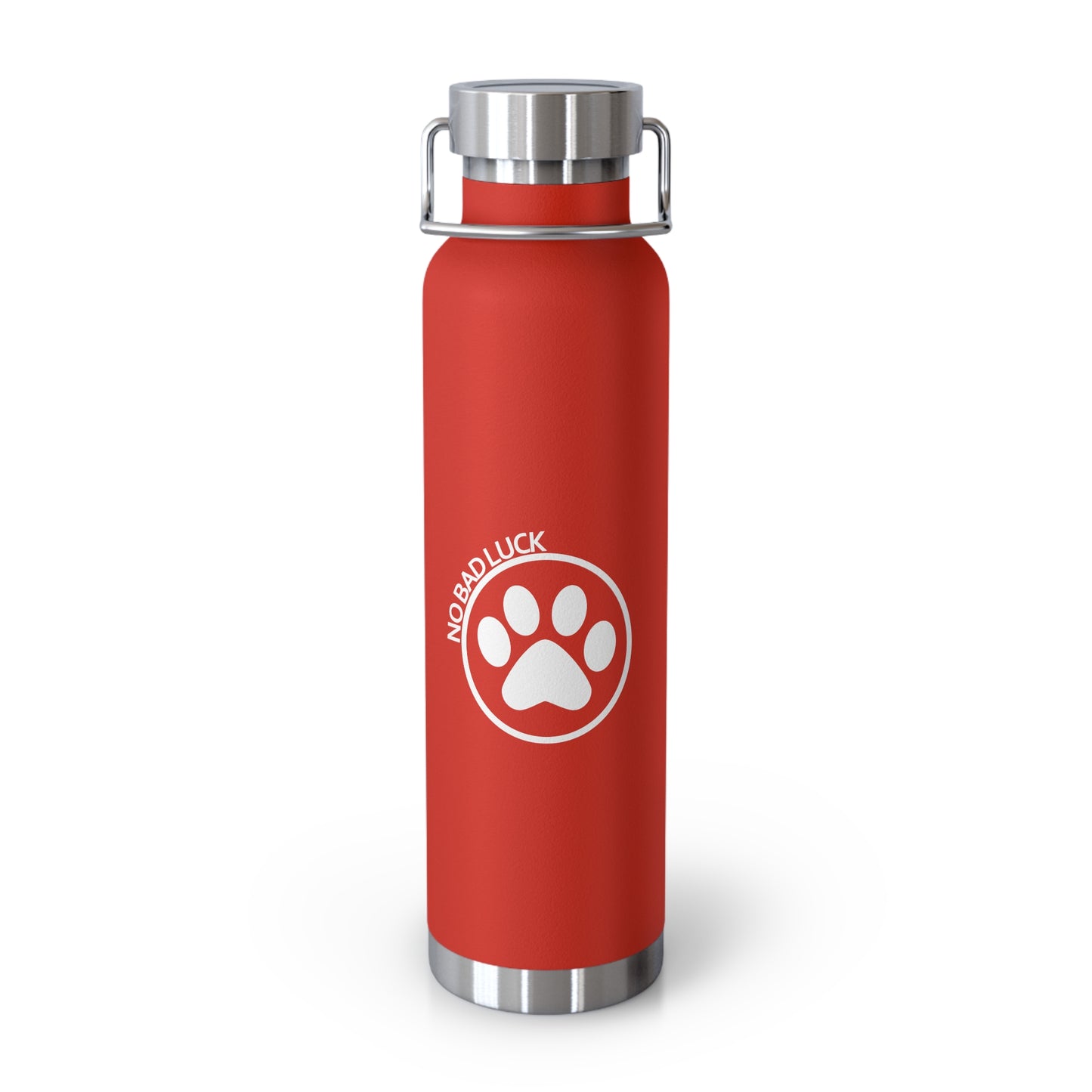 NoBadLuck Paw - Copper Vacuum Insulated Water Bottle 22oz