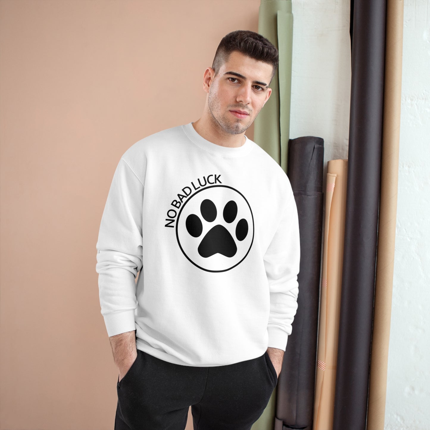 NoBadLuck Paw - Champion Sweatshirt